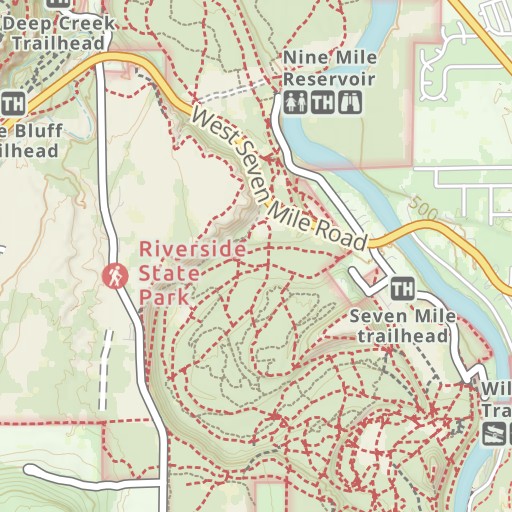 Riverside State Park Trail Map Deep Creek Canyon Loop – Naughtyhiker